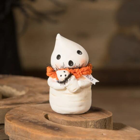 Bethany Lowe Michelle Allen Ghost Boo With Baby Halloween Ghostie Figurine New - Picture 1 of 7